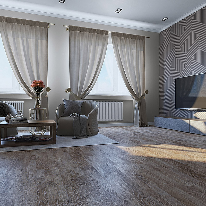 Паркетная доска Polarwood Дуб Каллисто масло трехполосный Oak Callisto Oiled Loc 3S