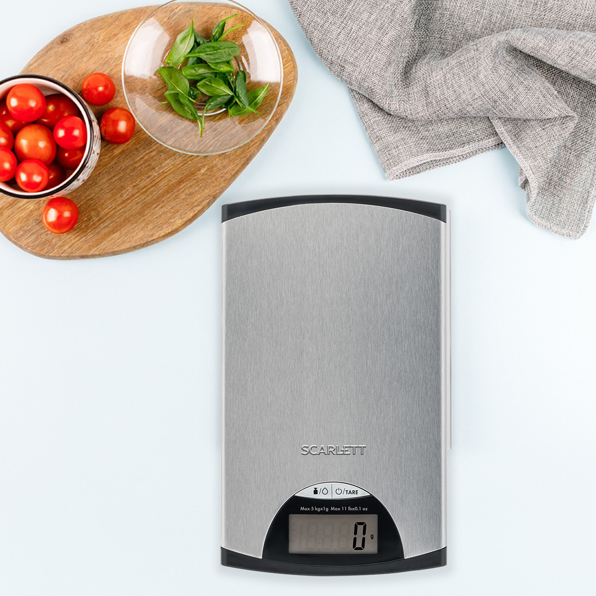 Весы кухонные электронные sc-ks57p97 (1/12) "scarlett"