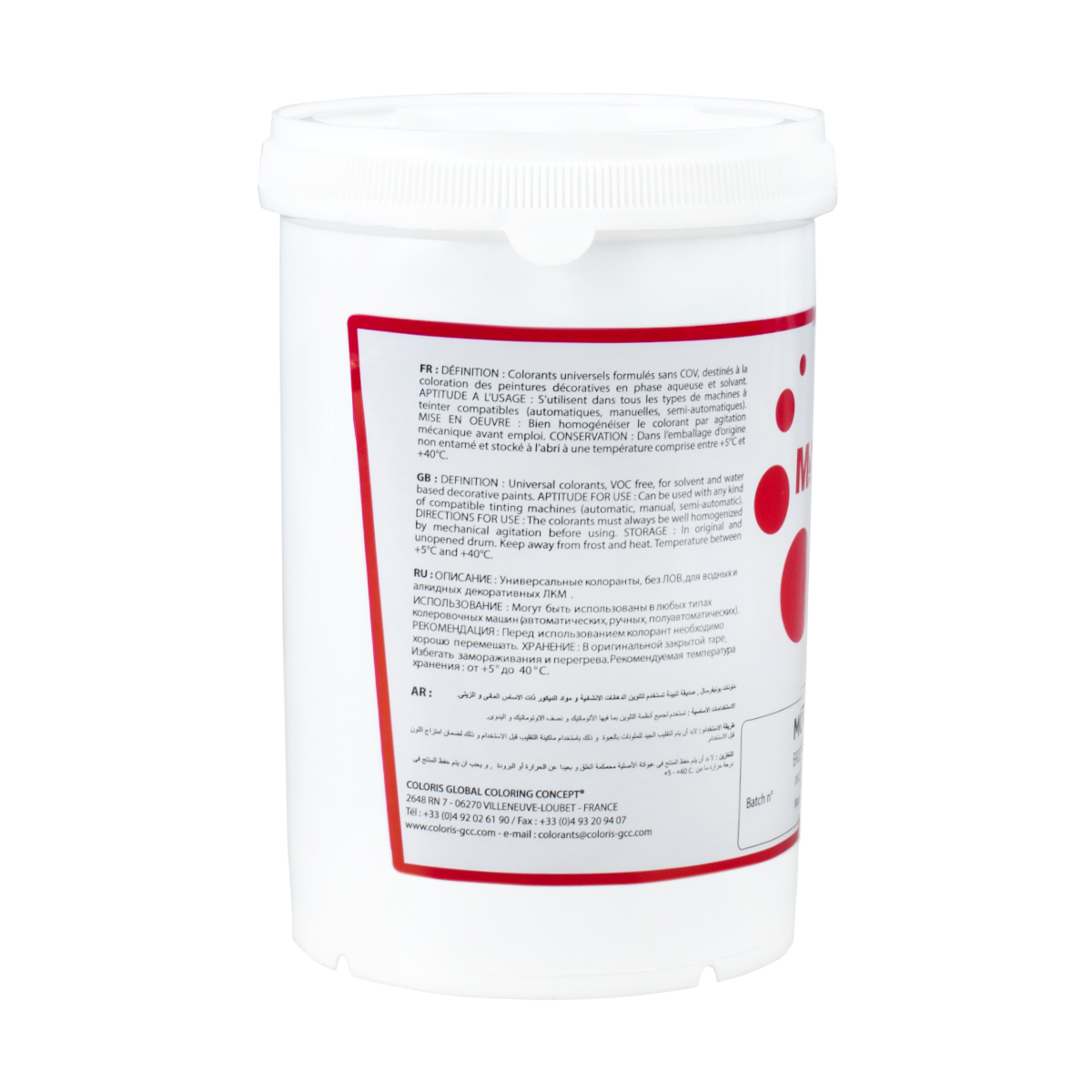 Колорант mc  rs (red) 1 л "рогнеда"