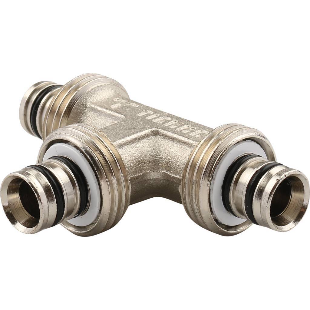 Тройник равнопроходной 16 x 16 x 16 обжимной TIEMME для металлопласта