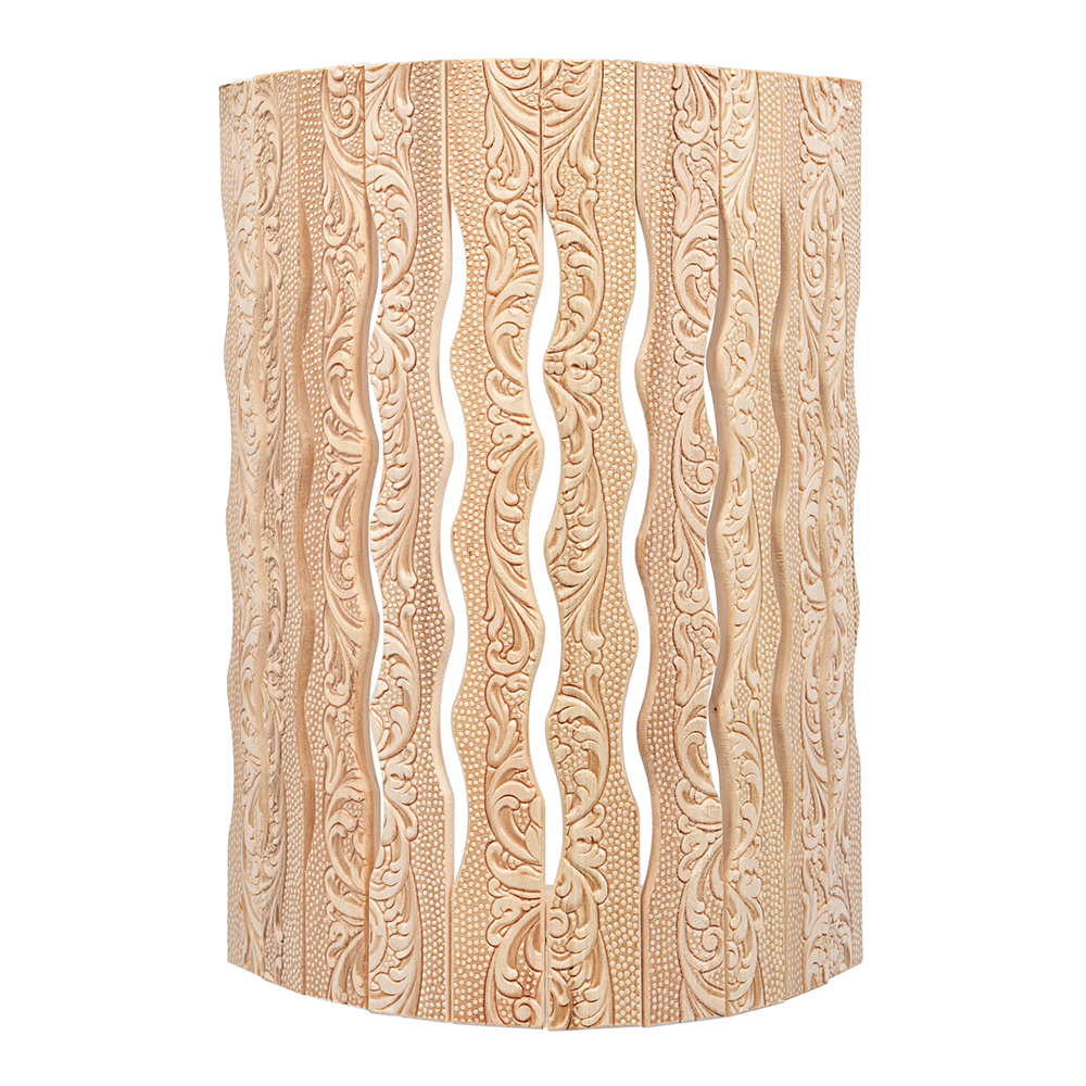 Абажур для светильника угловой "цветы" 31*9*22 см, липа (1/3) "банные штучки" 33420