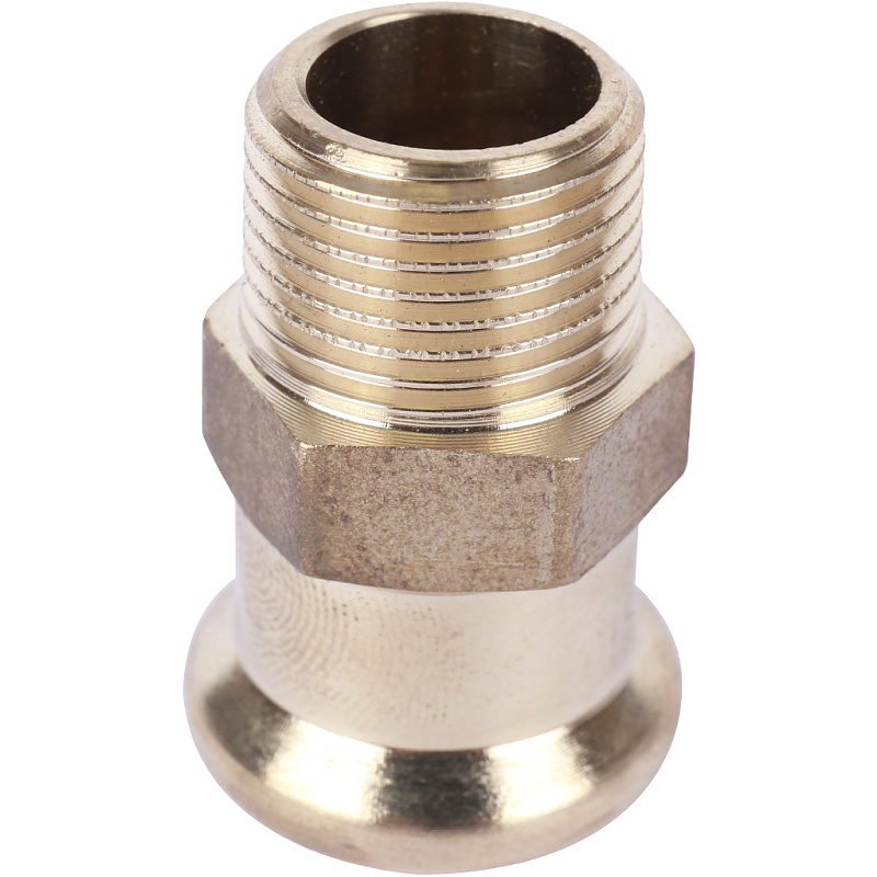Муфта переходная 15 x 1/2" НР под пресс SANHA