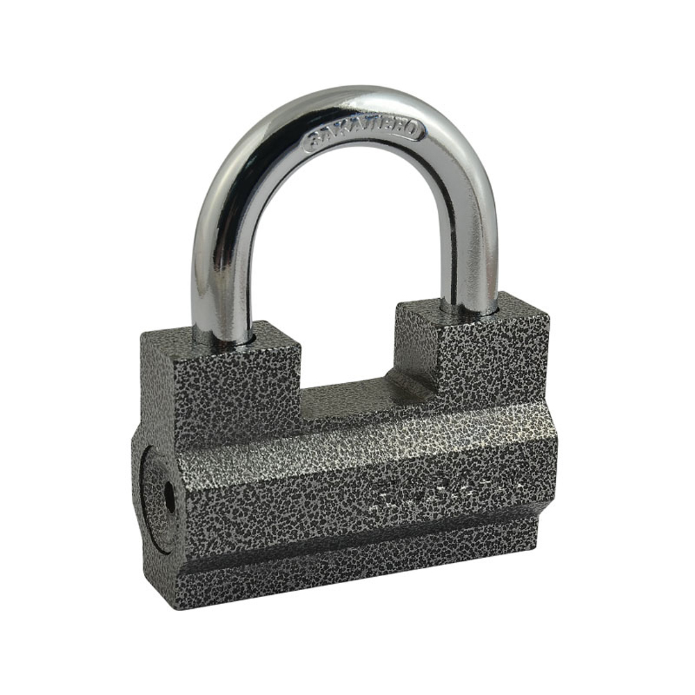 Замок навесной  зн-401  80 мм  (3 ключа) (1/24) "нора-м"