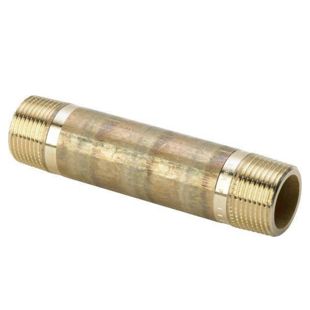 Ниппель резьбовой (НР) 1/2" удлиненный, бронза VIEGA (650896)