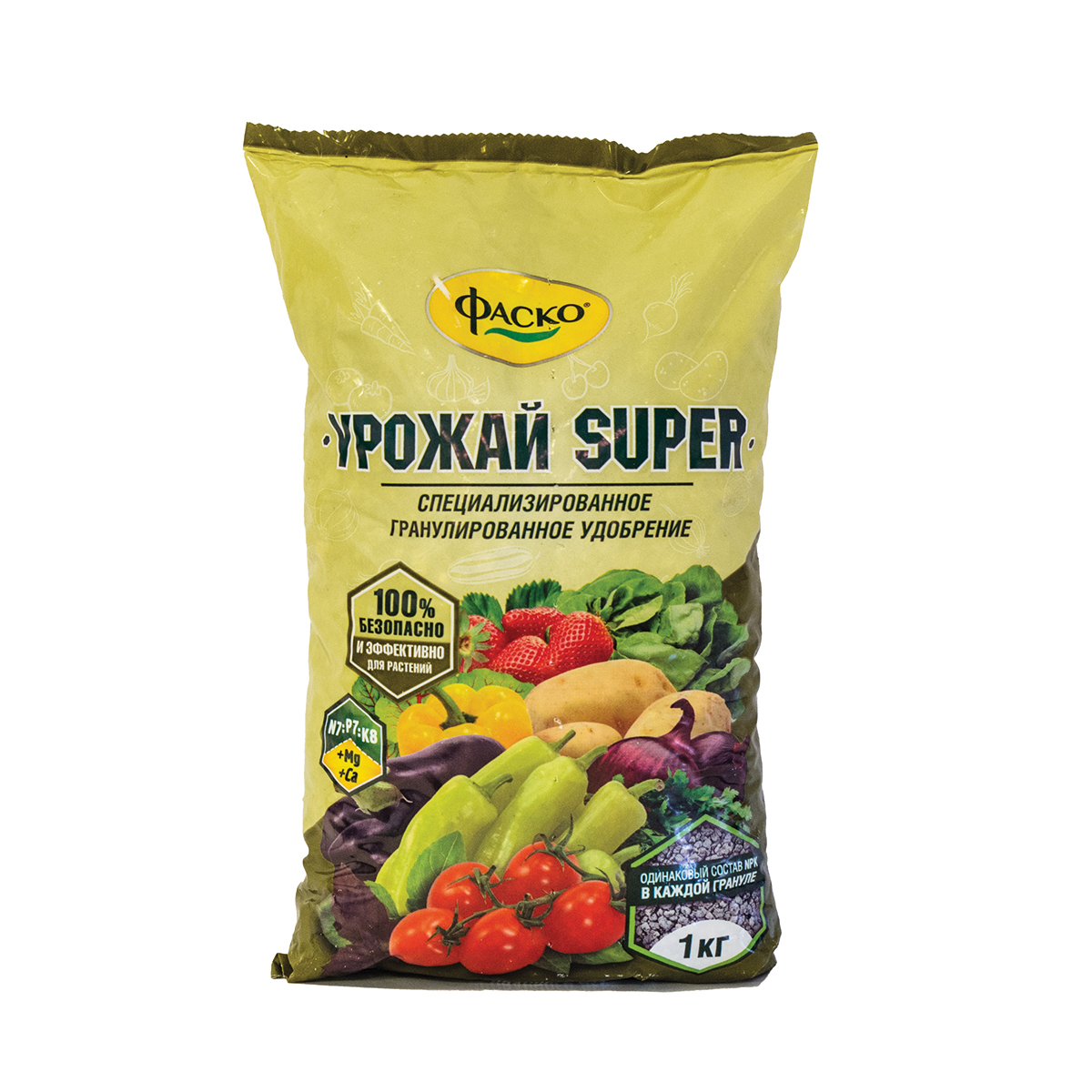 Удобрение "урожай супер" 1 кг (гранул.) (20) "фаско"