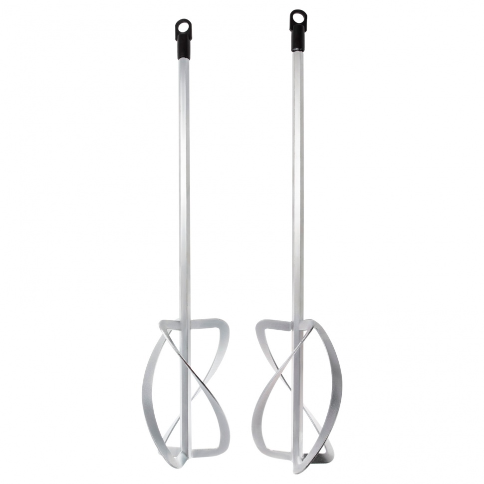 Комплект насадок для строительного миксера, 2шт., 220х560 мм, оцинкованные, хвостовик HEX13// Denzel (84839)