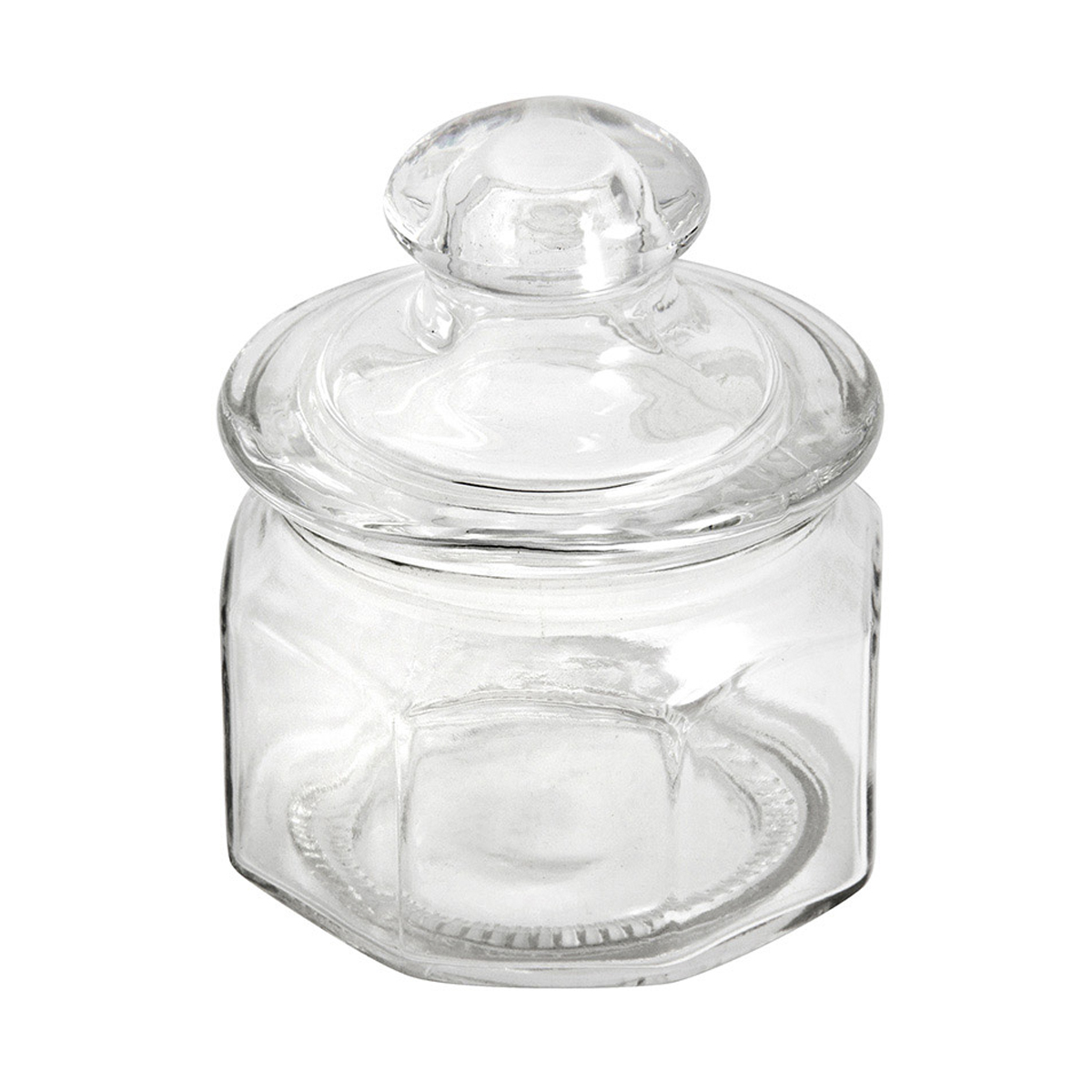 Банка для сыпучих продуктов "lattina" 0,3 л с фигурной крышкой, стекло (1/24) "mallony"