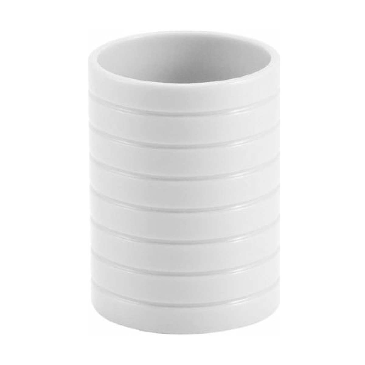 Стакан для ванной комнаты "trento" пласт. (белый) (1/12) "swensa" swp-0680wh-c