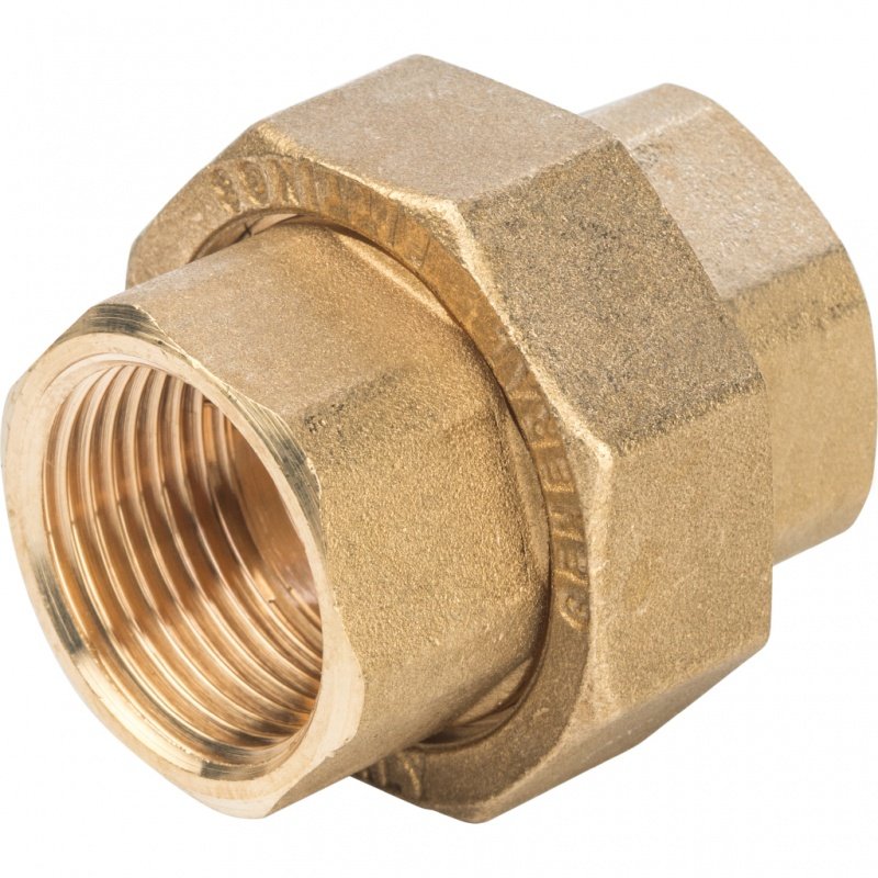 Американка ВР 1" латунь STOUT уплотнение конус