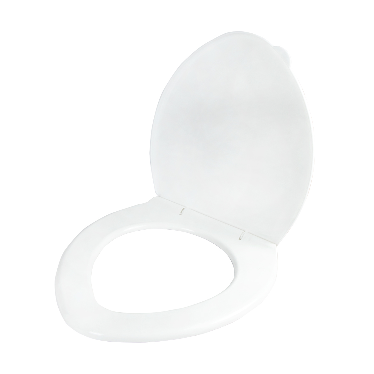 Сиденье для унитаза белое (имп. крепеж) (1/8) "мультипласт"