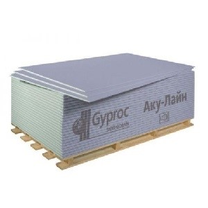 Гипсокартон ГКЛ Gyproc Стронг Акустик Лонг 2500х1200х15 мм звукоизоляционный высокопрочный