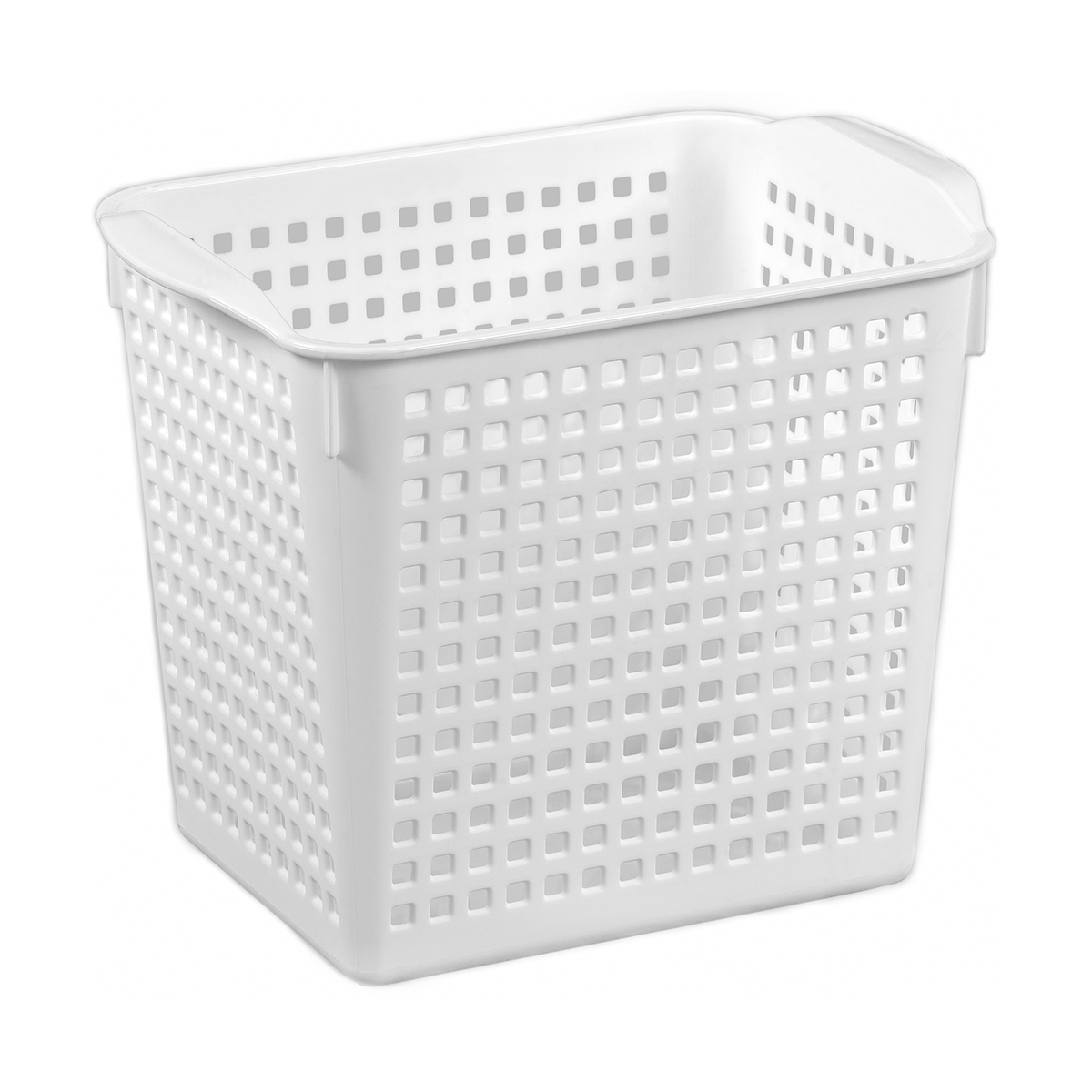Корзина для хранения "лофт"  2,8 л  20*13,5*16,5 см (белая) (1/12) "виолет"