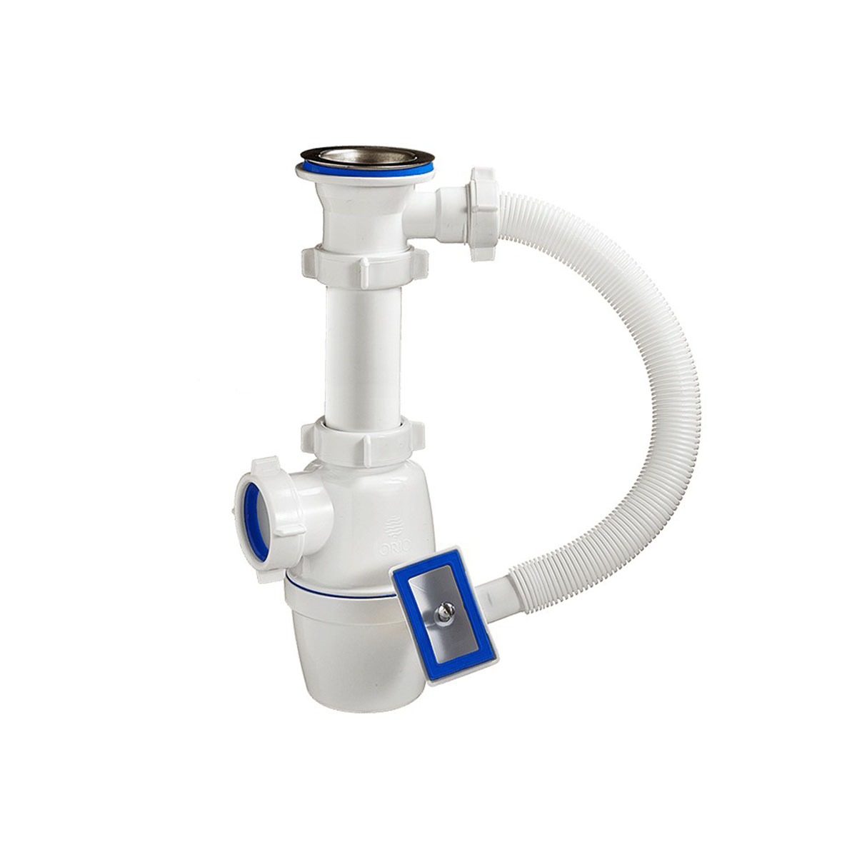 Сифон 1 1/2" х 40 мм с переливом (1/35) "orio" а-4004