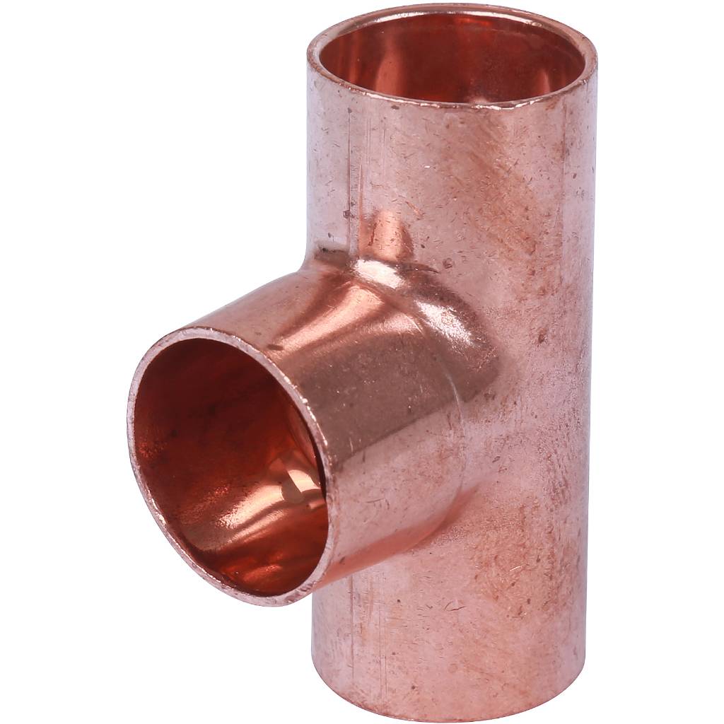 Тройник 18 мм медный равнопроходной под пайку SANHA 1513018