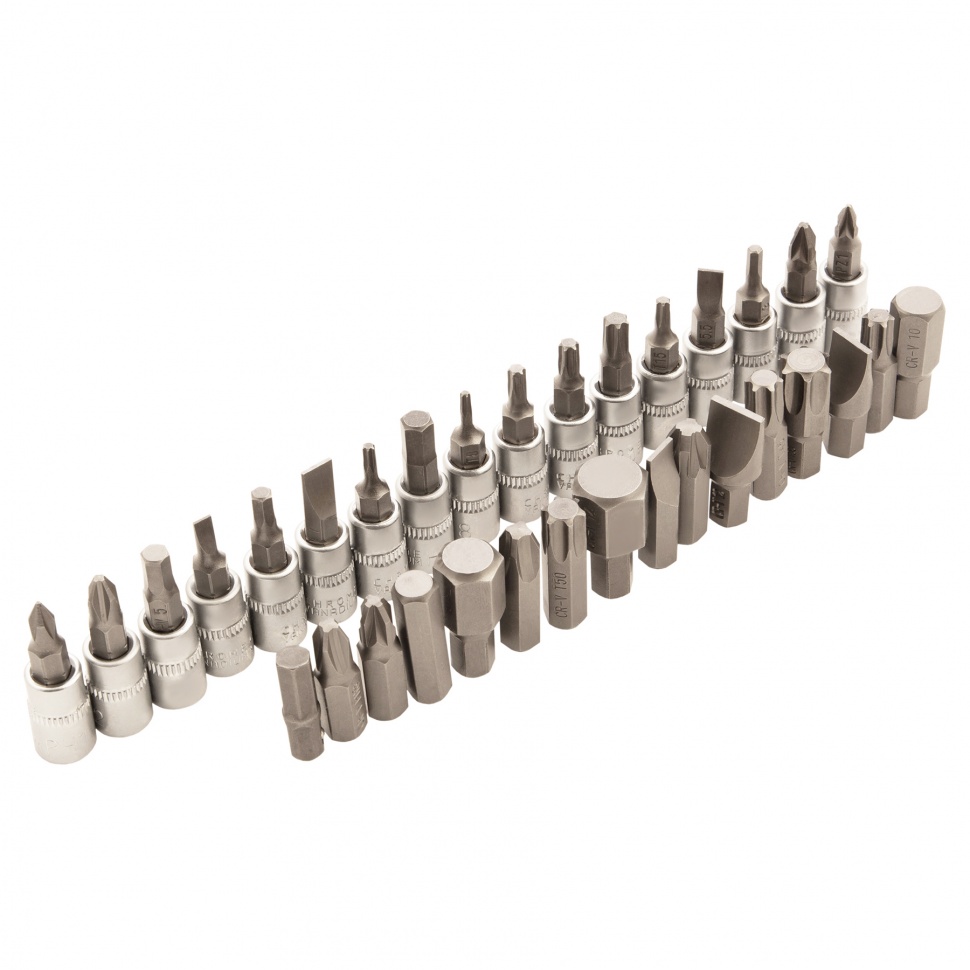 Набор инструментов 94 предмета, CrV, 1/2", 1/4" Сибртех (13509)