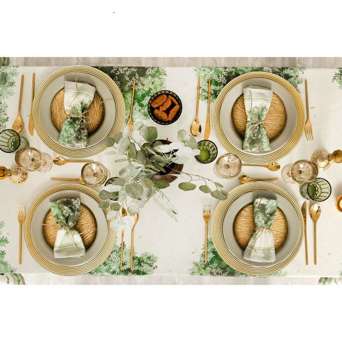 Скатерть "этель" olivia 110*145 см (1/6) 4136545