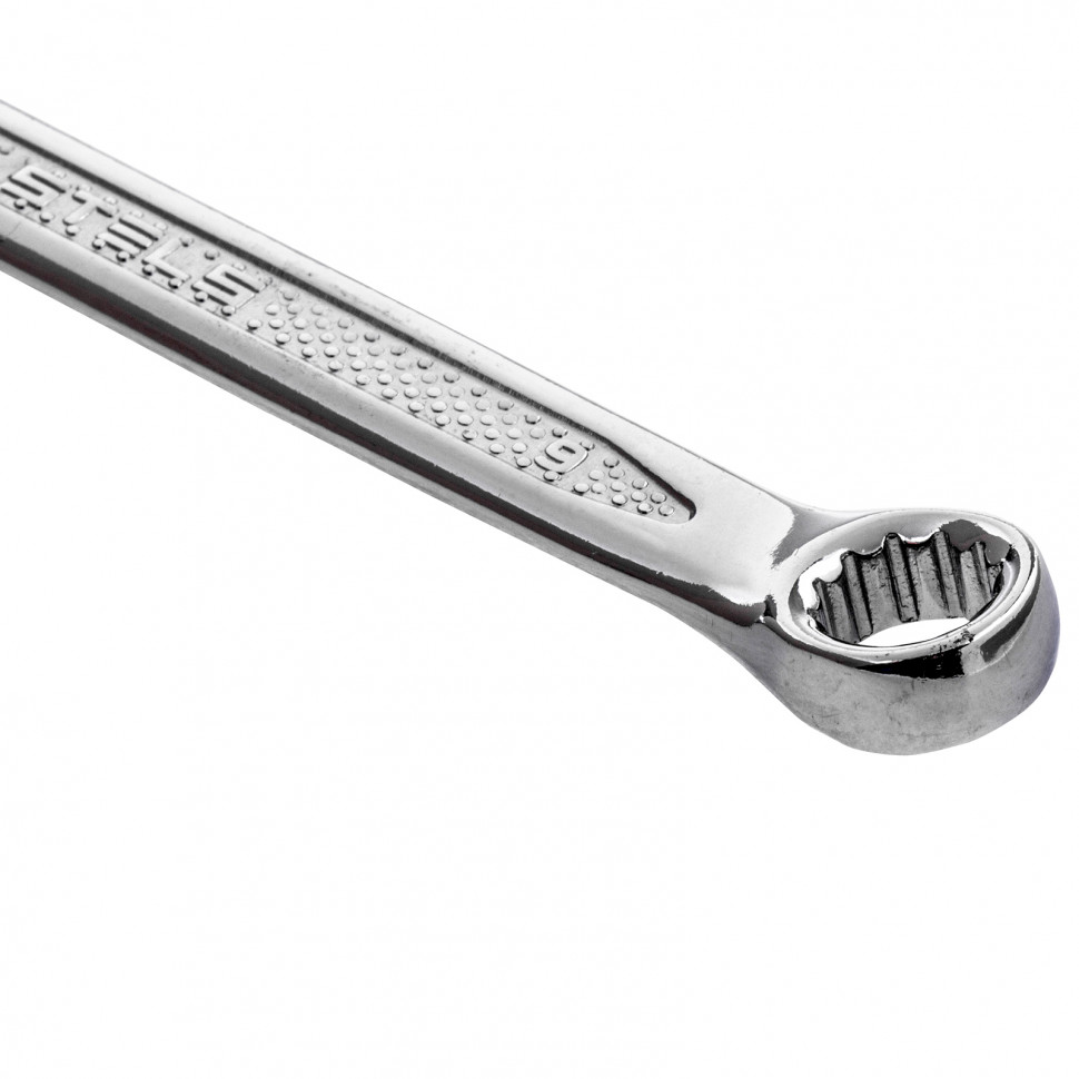 Ключ комбинированный, 9 мм, CrV, антислип Stels (15246)