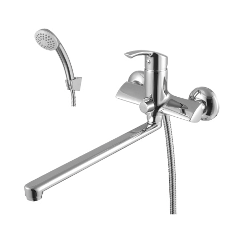 Смеситель для ванн "plus strike"  lm1151c  длинный плоский излив (1/8) "lemark"