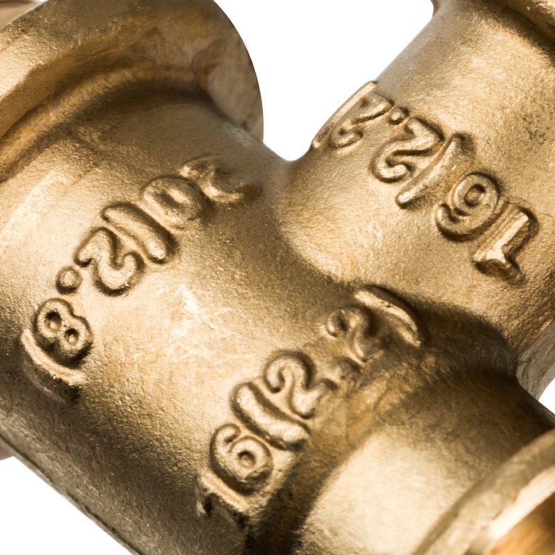 Тройник переходной 20 x 16 x 16 аксиальный для труб PE-X STOUT