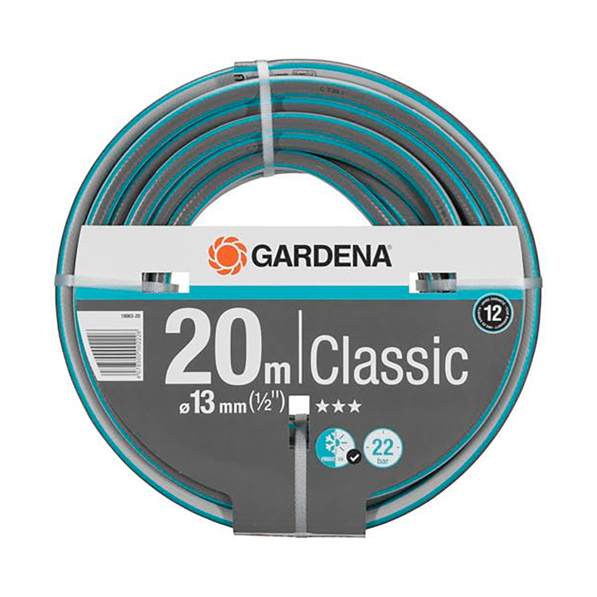 Шланг "classic" пвх 1/2" армиров. 20 м (1) "gardena" 18003-20.000.00