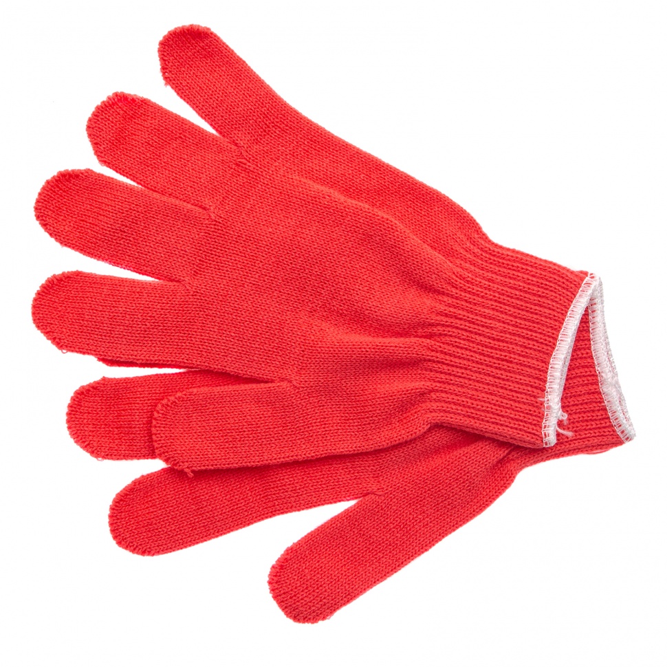 Перчатки трикотажные, акрил, коралл, оверлок Сибртех (68658)