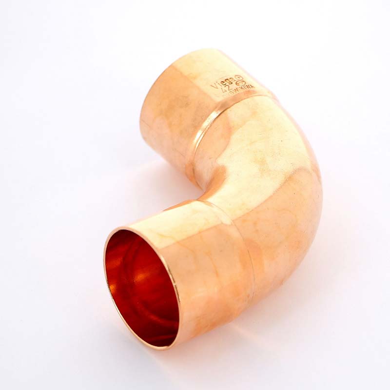 Отвод двухраструбный 90° VIEGA пайка 42 мм медный