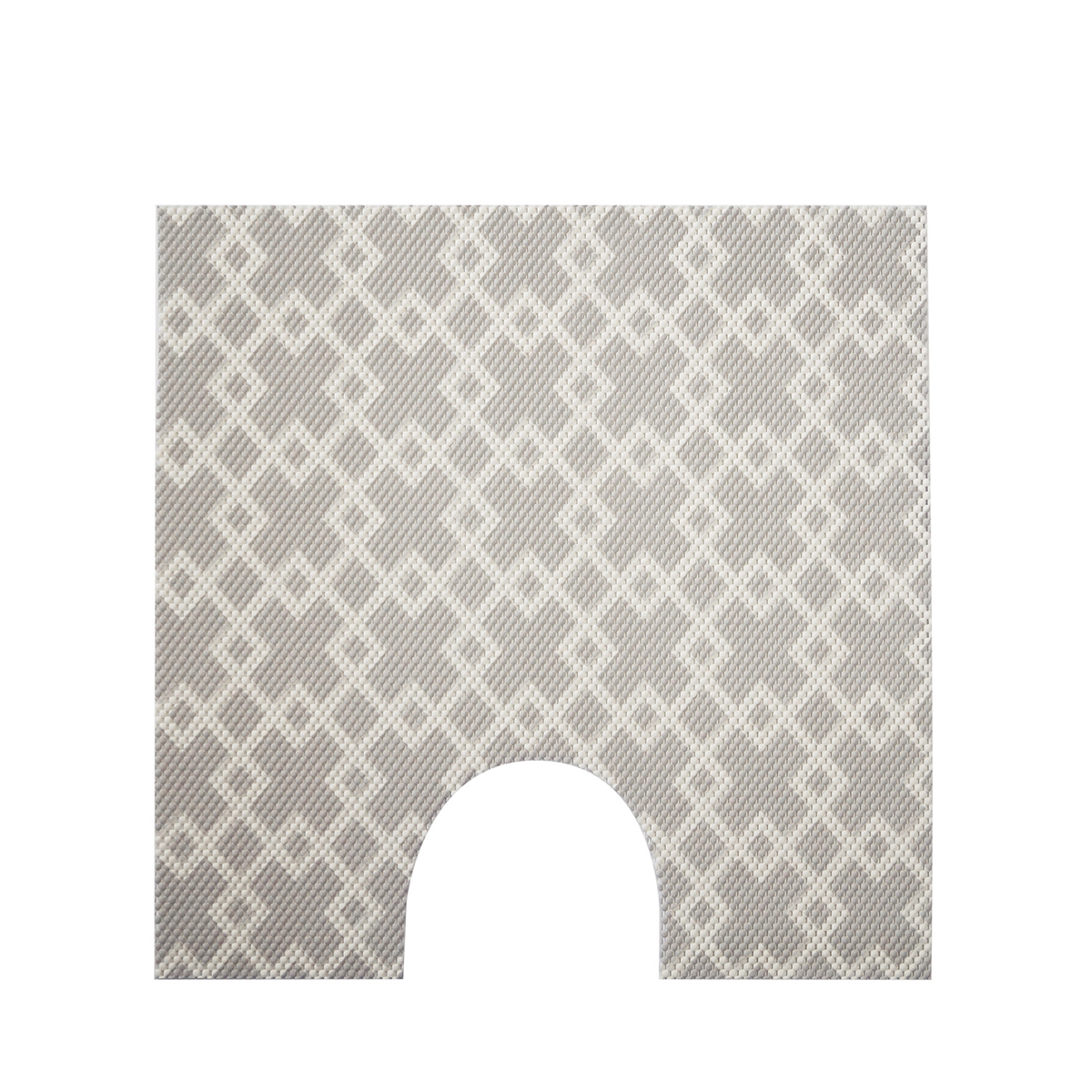 Коврик для туалета v24sl 50*52 см, вспененный пвх (1/20)