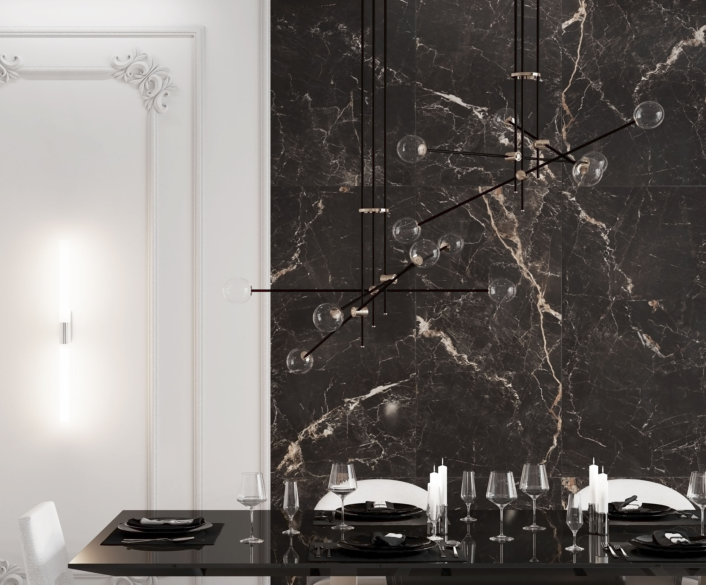 Xtreme nero керамогранит полированный 60x120