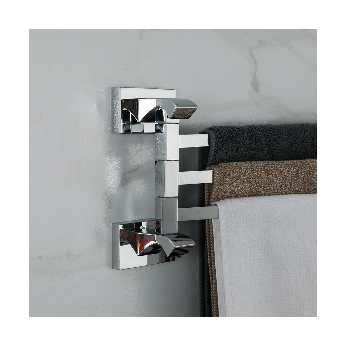 Полотенцедержатель поворотный тройной g0713, хром (1/10) "gappo"