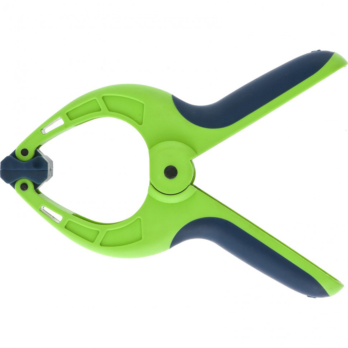 Струбцина клещеобразная зажим 2-3/4" 70 мм пласт. корп., двухкомп. рукоятка (1/100) "сибртех"