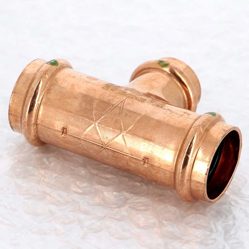 Тройник пресс медный Profipress VIEGA 28х22х28