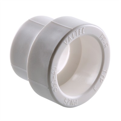 Муфта переходная 75 x 50 мм PP-R под пайку VALTEC белая