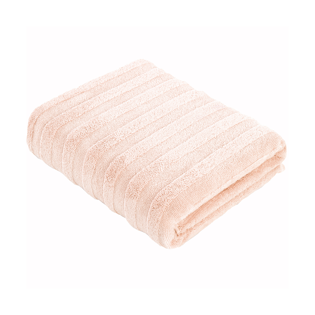 Полотенца "verossa" stripe набор 2 шт. 50*90 + 70*140 см (персиковый)