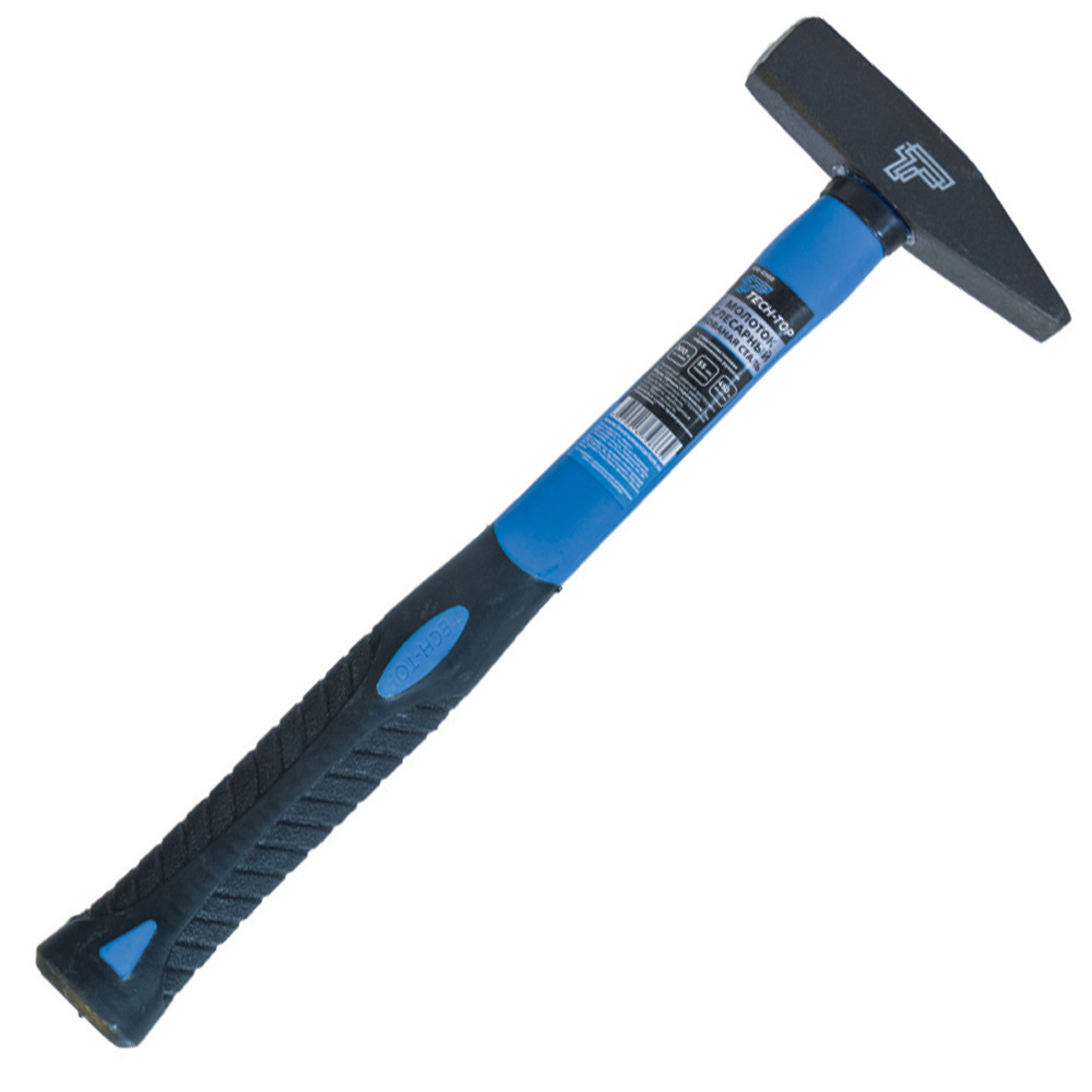Молоток кованый  "tech-top" пласт. обрезин. ручка  300 г (1/6/48)  120-0300