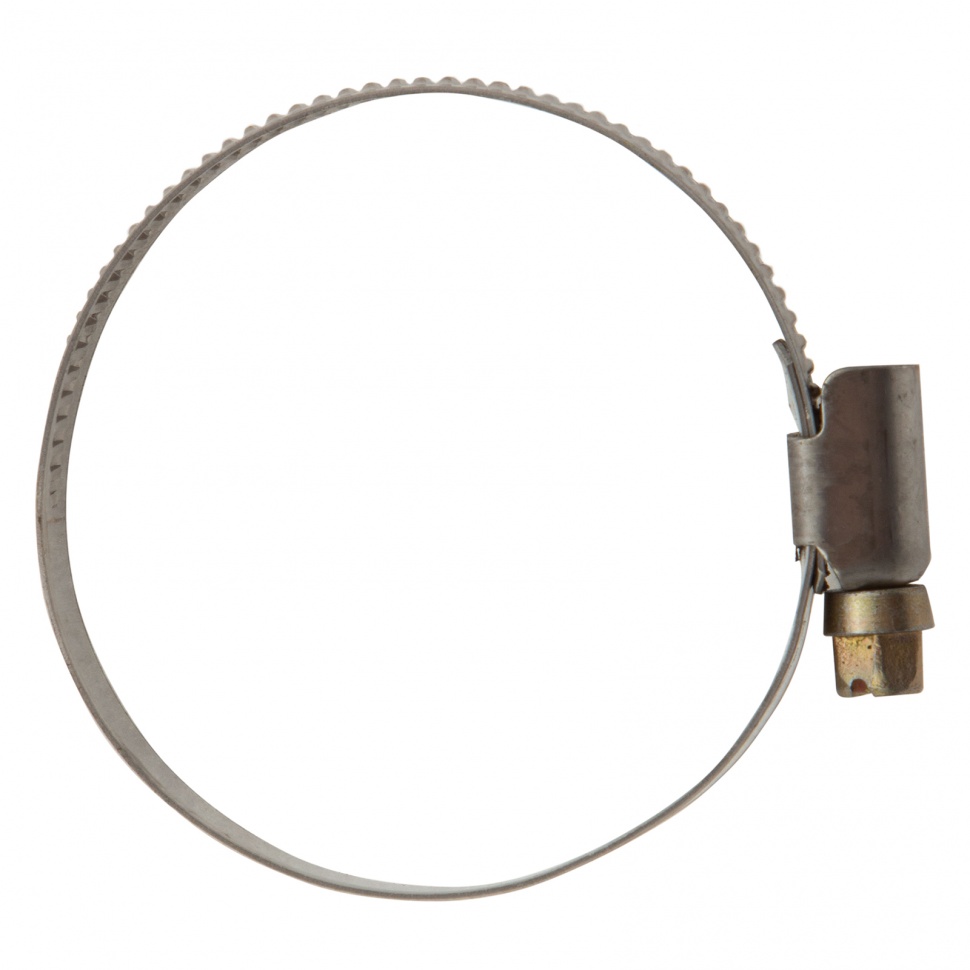 Хомуты нержавеющая сталь, Стандартное болтовое крепление 40-60 мм, 50 штук в упаковке, ширина 9 мм Сибртех (47583)