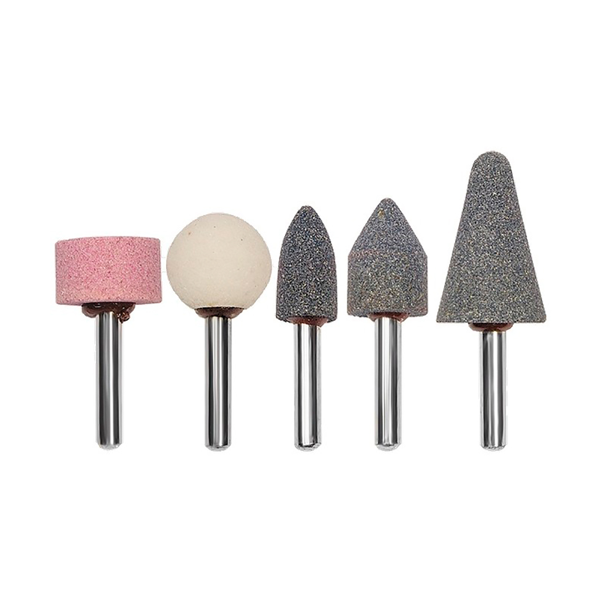 Камни точильные для дрели, набор 5 шт. (1/120) "matrix"