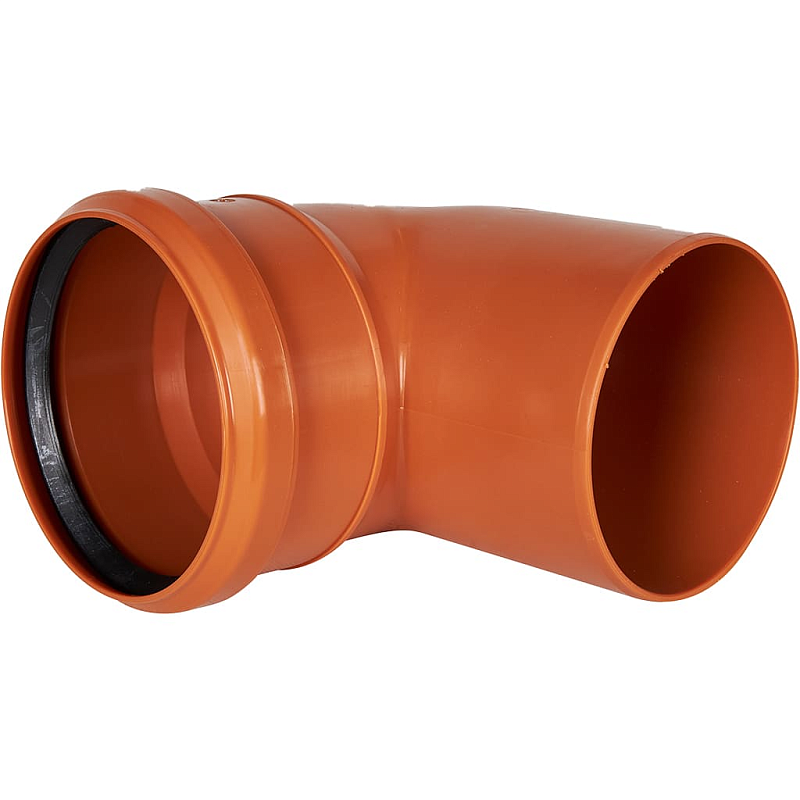 Отвод 87° для нар.канализации d=110 мм SINIKON УНИВЕРСАЛ