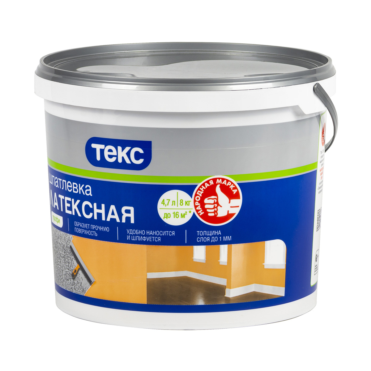 Шпатлевка латексная "профи"  8 кг (1/72) текс