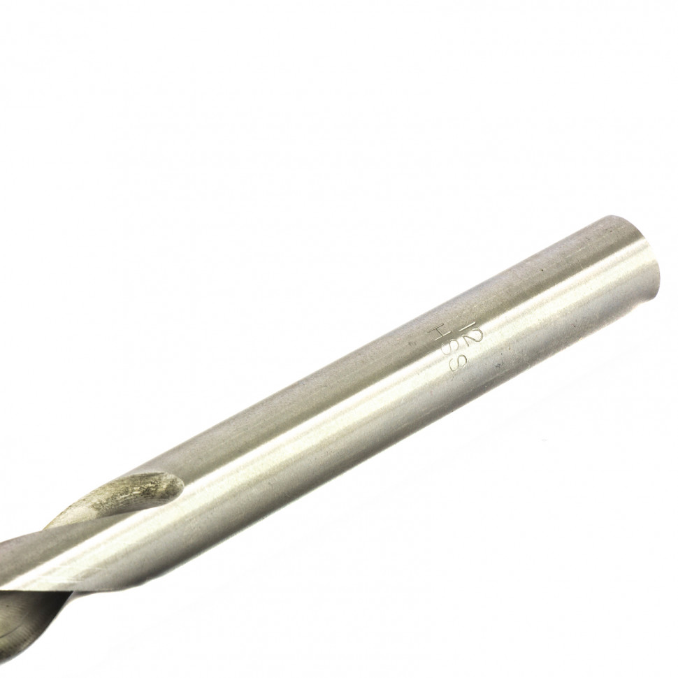 Сверло по металлу, 12 х 205 мм, полированное, удл, HSS, 5 шт, цилиндрический хвостовик Matrix (715120)