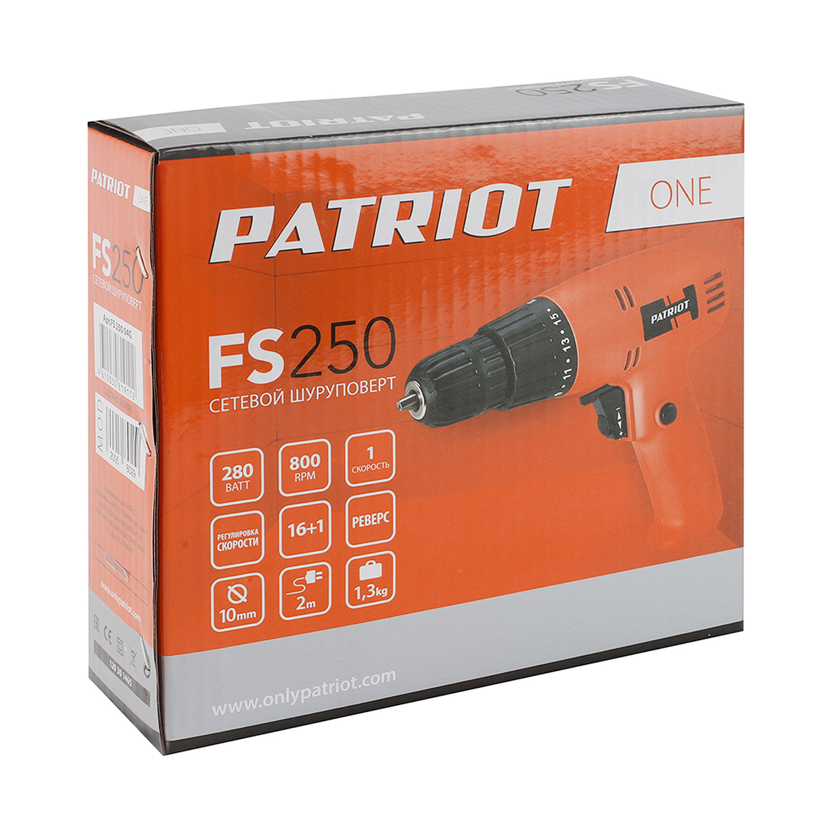 Дрель-шуруповерт fs 250 (1/10) "patriot" 120301465