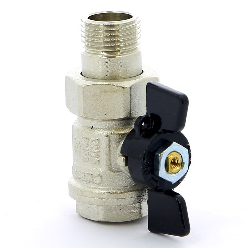 Кран шаровый BUGATTI NEW JERSEY 1/2" ВН американка бабочка