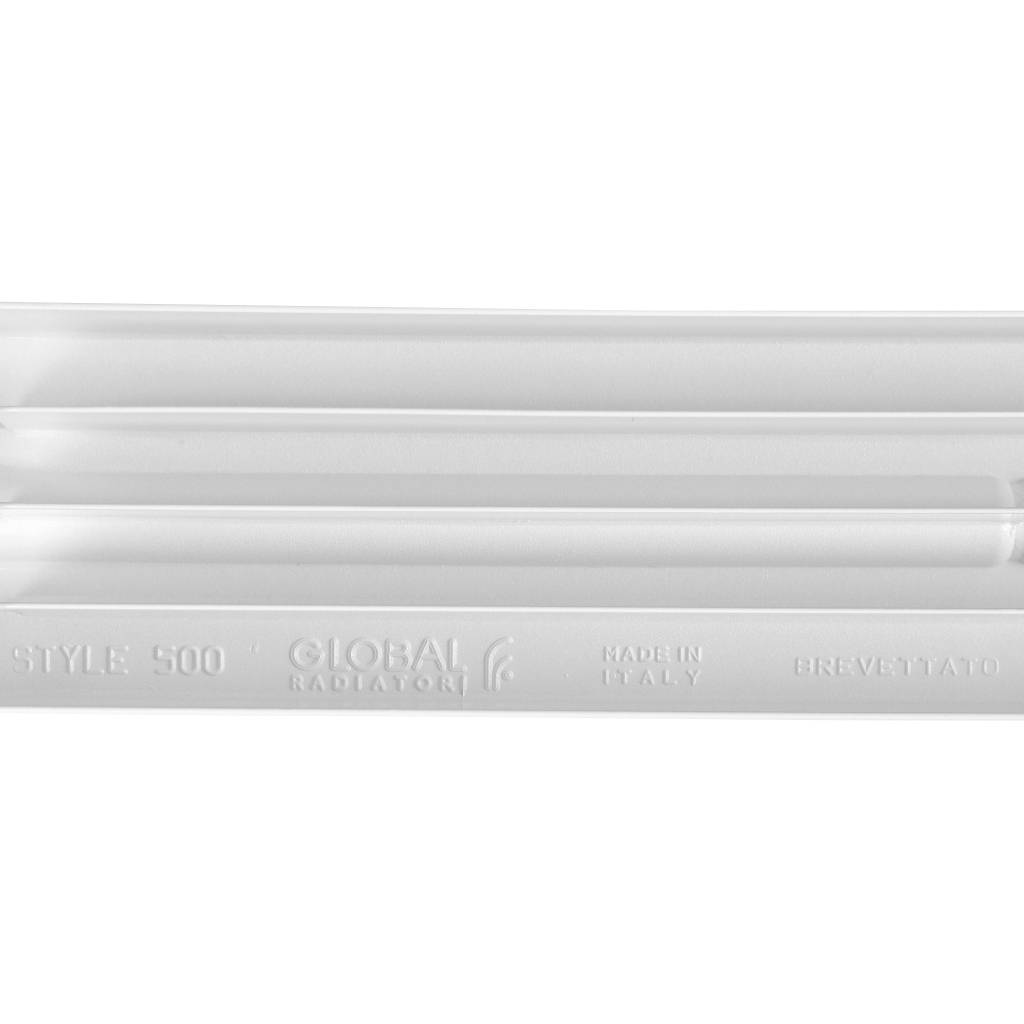 Радиатор STOUT STYLE 500 мм 4 секции, биметал. (боковое подключение) на 6,9 кв.м.