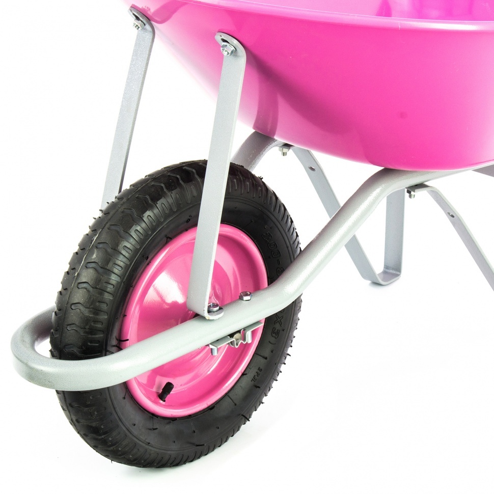 Тачка садовая, грузоподъемность 160 кг, объем 78 л Pink Line Palisad (689695)