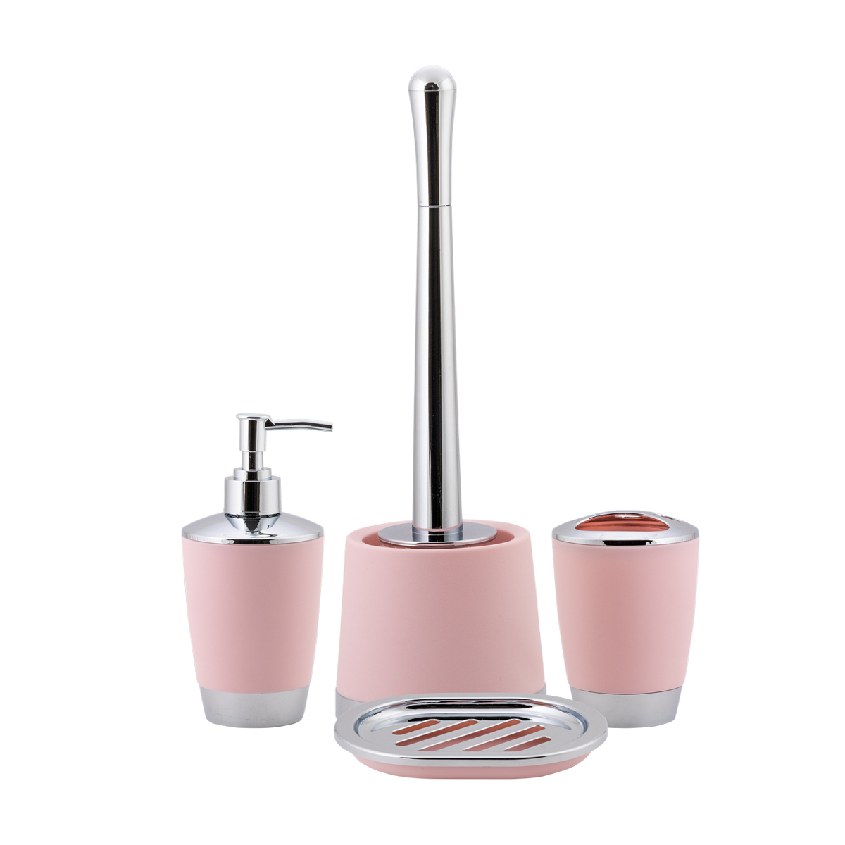 Стакан для ванной комнаты "альма" пласт. (розовый) (1/12) "swensa" swp-2100pdr-02