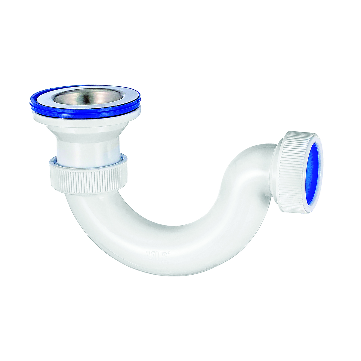 Сифон для душевого поддона "мини элит" с нерж. чашкой (1/60) "вирпласт"