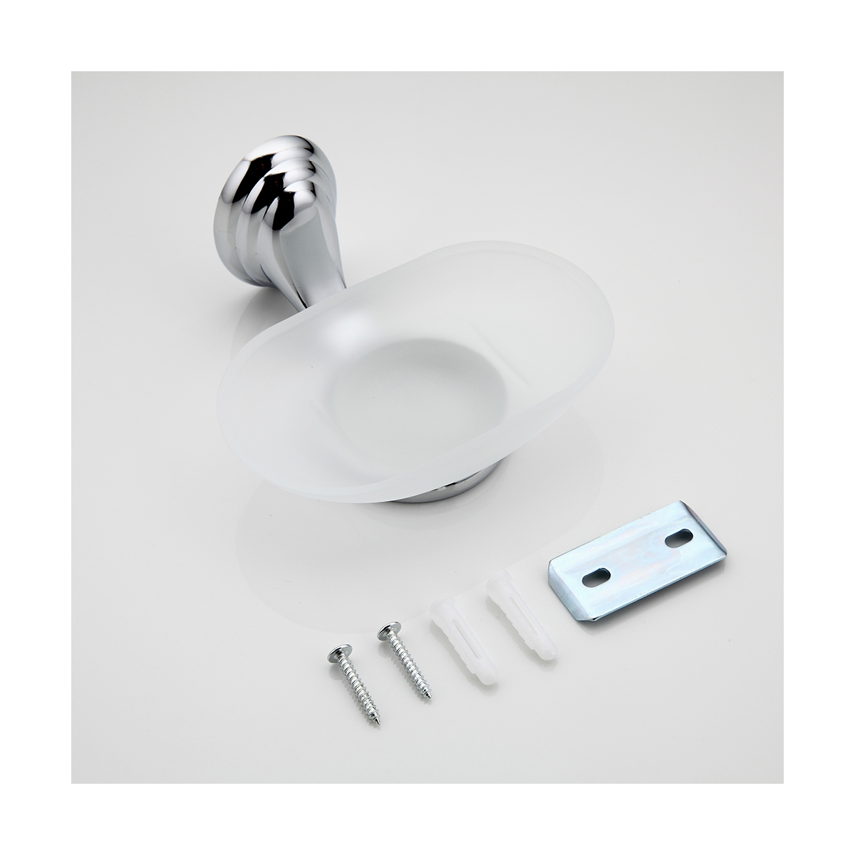 Мыльница с держателем f1502, хром (1/20/80) "frap"