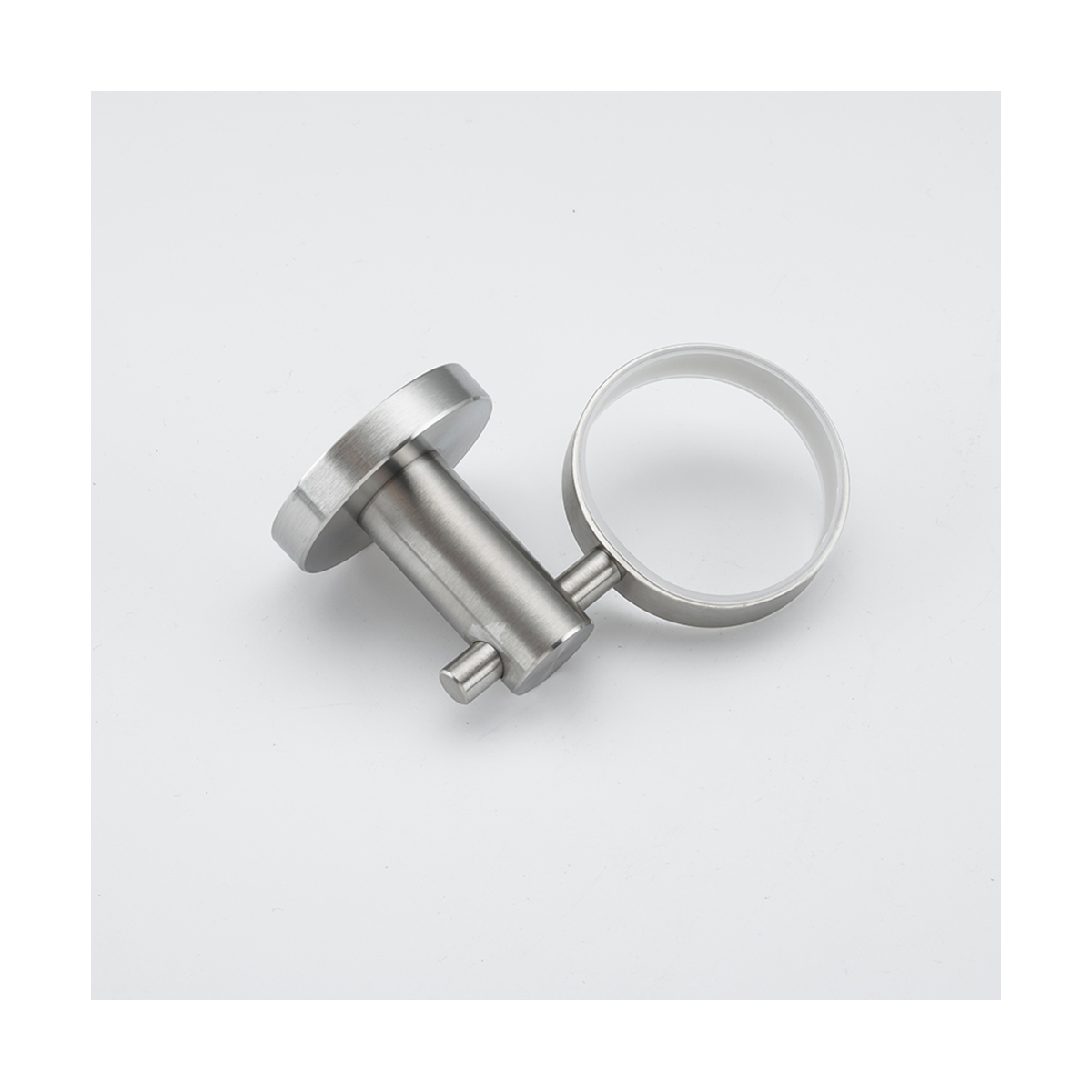 Стакан для ванной комнаты с держателем f30106 (нерж.сталь), сатин (1/20/40) "frap"