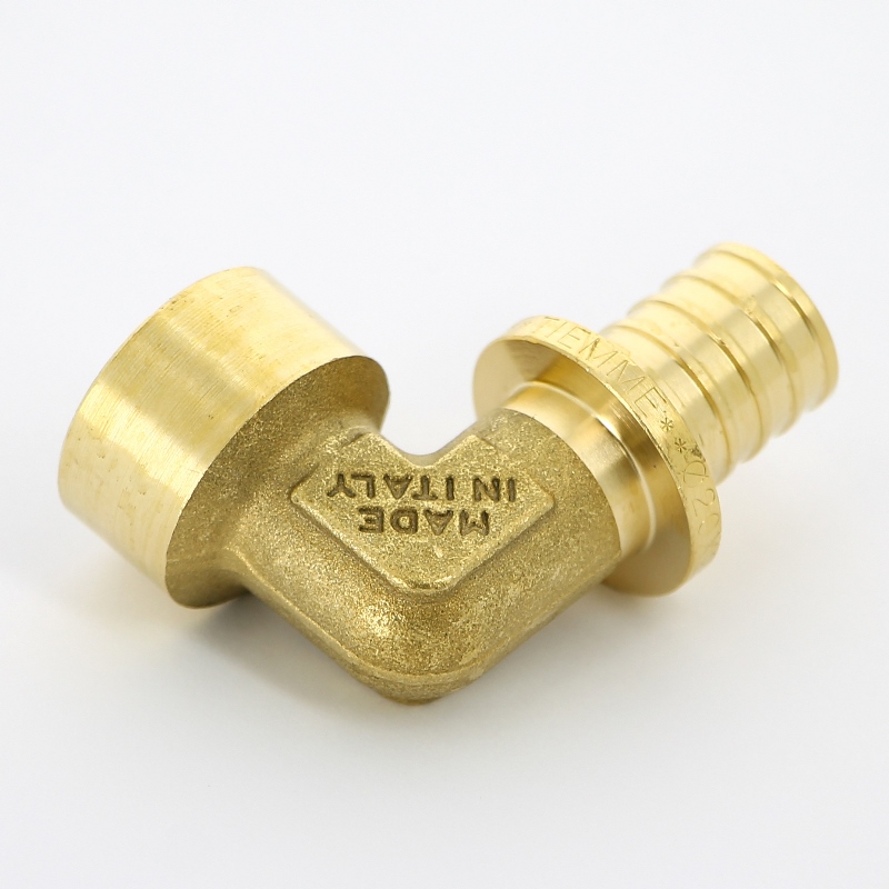 Угол переходной 16 x 1/2" ВР аксиальный для труб PE-X UNI-FITT