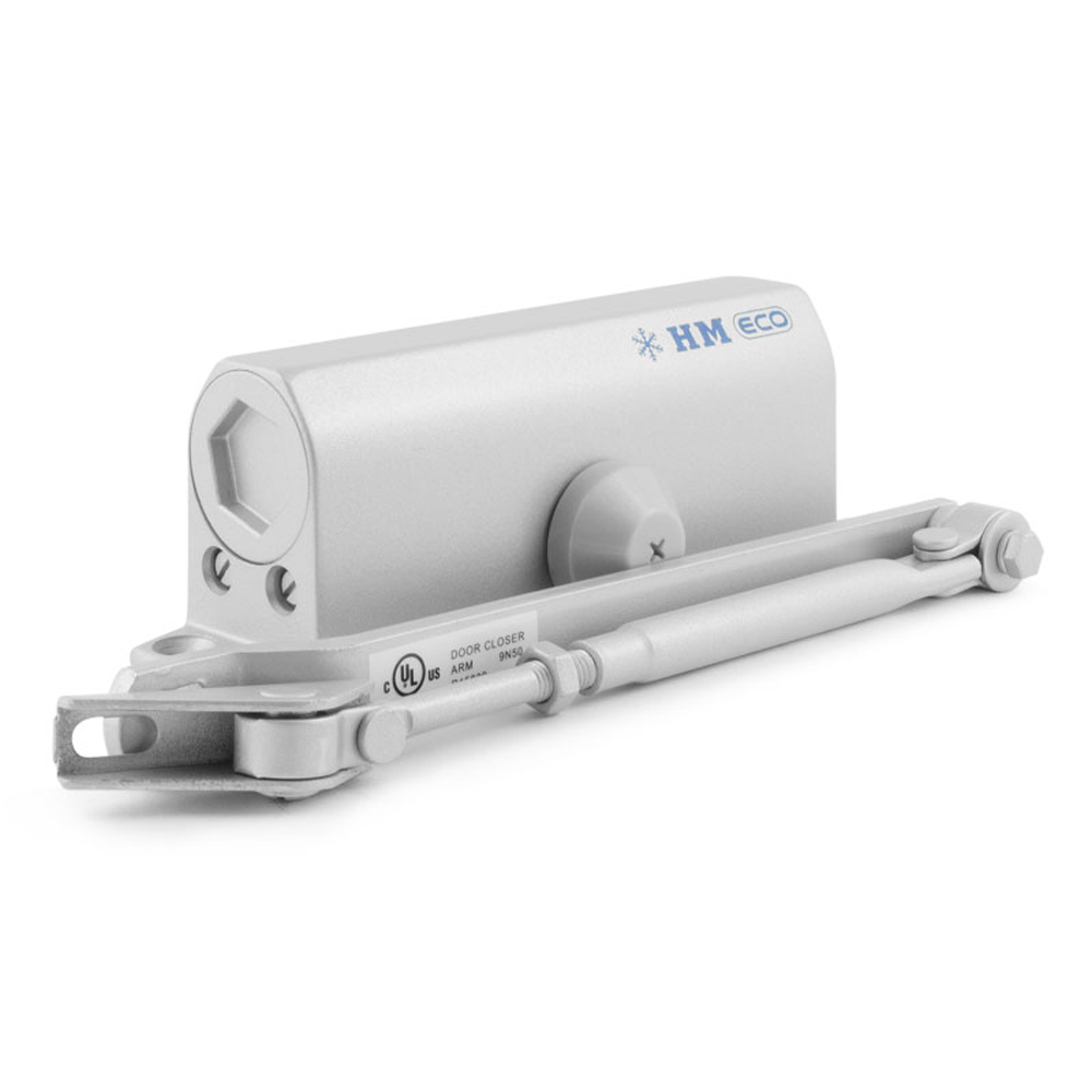 Доводчик дверной  530 urbonization  серый (масса двери 50-90 кг) (1/10) "нора-м"