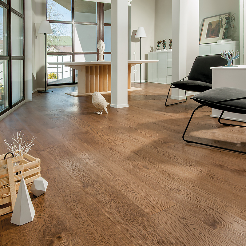 Паркетная доска Coswick Широкоформатная доска 3-х слойная T&G шип-паз 1135-7281 Кедр (Порода: Дуб)